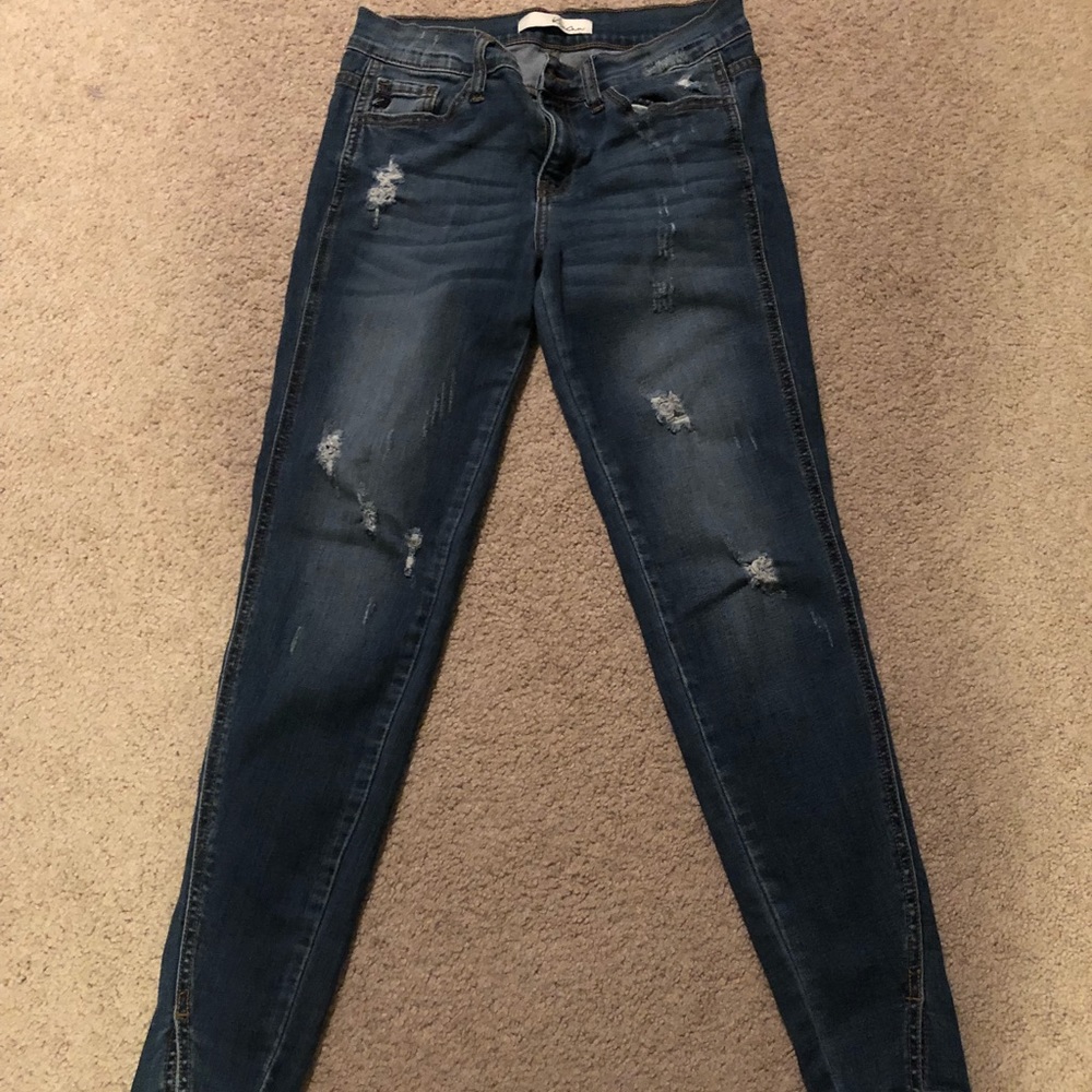Vici split ankle denim